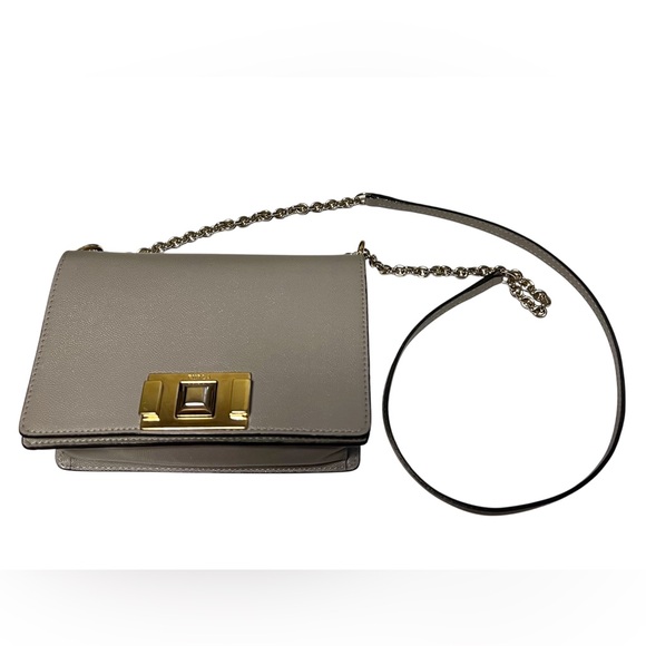 FURLA MIMI' MINI CROSSBODY BAG IN GREY COLOR - Picture 3 of 13